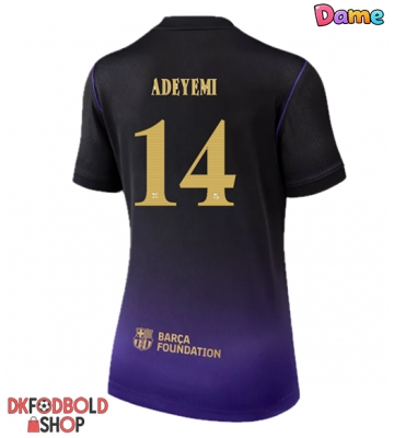 Barcelona Karim Adeyemi #14 Udebanetrøje Dame 2026-27 Kort ærmer Barcelona Karim Adeyemi #14 Udebanetrøje Dame 2026-27 Kort ærmer